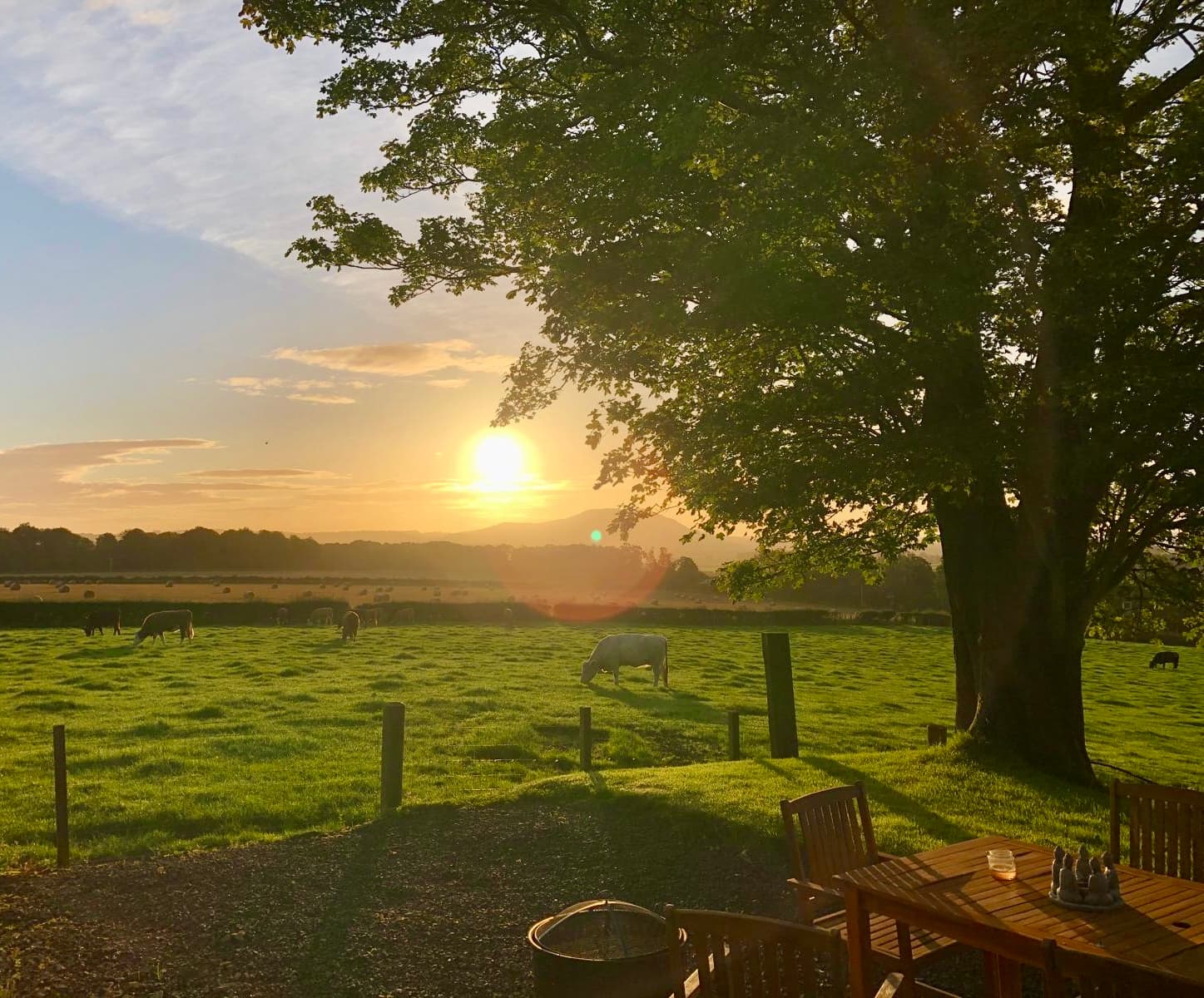 Somerset sunset view